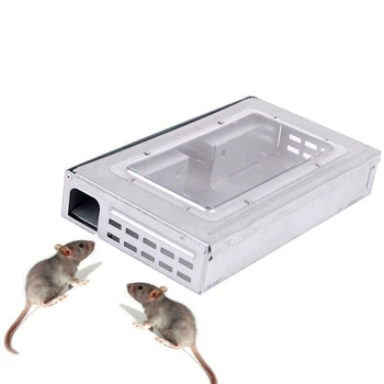 Gospodinjski Velike Mouse Trap Samodejno Neprekinjeno Mišolovka Ponovno Ujeti Visoko Učinek Podgane Pasti Za Zbiranje Trave Morilec Miši Kletko Za Glodalce