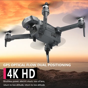 GPS Brnenje K20 5G HD 4K Fotoaparat Strokovno 1800m Slike Prenos Brushless Motor Zložljive Quadcopter RC Dron Darilo RC Igrače