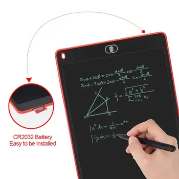 Grafiko Tablet LCD Pisni obliki Tablet 12 Inch Risanje Tablet LED Luči Pad Risalno Desko Elektronski Smart Notebook Pisanje Pad