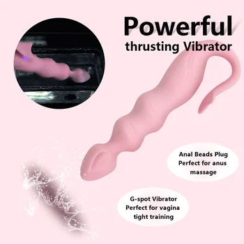 GUIMI morska deklica Vibrator za Nekaj Spogleduje Analne Kroglice Orgazem Masturbacija z vibriranjem Massager Stimulator Klitorisa Igrače za Odrasle