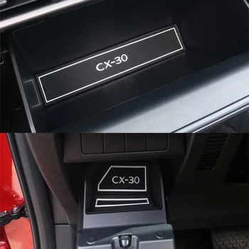 Gume 11pcs Za Mazda CX-30 CX30 CX 30 2020 Avtomobilska Vrata, Mat, Anti-slip Pokal Pad Notranje opreme Vrata Reže Pad Opremo