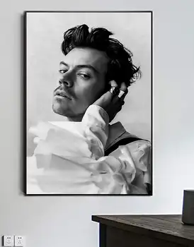 Harry Styles Enobarvni Umetnosti Doma Dekor Slikarsko Platno Natisni Plakat Moderne Stenske Modularni Sliko za Spalnico Ozadju Brez Okvirja