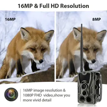 HC801M 16MP Lovske Kamere Wildlife Infrardeče Kamere 2G MMS Fotografijo, Video Nadzor, 1080P Night Vision