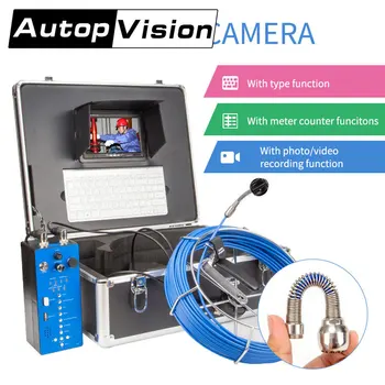 HD 1080P 9 inch Plinovod Kamero H1 Odtočne Kanalizacije Pregled Sistema Širokega Kota Kamere Nepremočljiva Cevi Endoskop Video Snemalnik