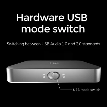 HiBy FD1 USB Slušalke Ojačevalnik Dekodiranje Deskstop DAC Avdio DSD128 za 3,5/2,5 mm Izhod za Windows, Android, iOS MacOS Pametne telefone