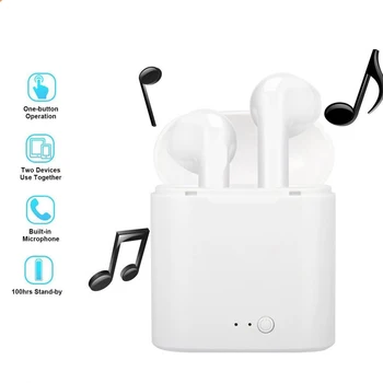 I7s TWS Brezžične Bluetooth Slušalke Stereo Slušalka 5.0 Slušalke in-ear Slušalke Za Vse Pametni Telefon Športne slušalke