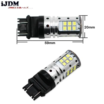 IJDM 3157 LED Bela, 6000K 32SMD 3357 3457 4114 T25 LED Svetil Za Dnevno Vožnjo Luči DRL Za leto 2011 in Jeep Grand Cherokee
