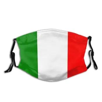 Italija italijansko Zastavo Masko Proti Prahu Onesnaževanja Masko,Stroj PM2.5 Maska Z Nastavljivimi Trakovi Masko