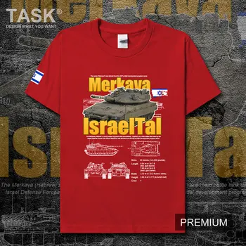 Izrael Merkava MBT Merkava glavni bojni tank vojske fan mens t shirt majica za moške športnih Vrh tees moda za moške obleke poletje
