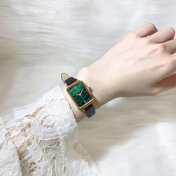 Japonska Kvarčni Gibanje, Visoko Kakovost 7mm Lola Rose Ženske Usnje Smaragdno Nepremočljiva Dame Watch Zegarek Damski Relogio