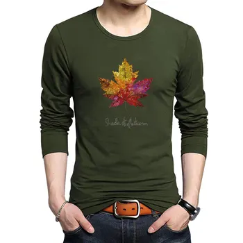 Kanadski Maple Leaf Long Sleeve majica s kratkimi rokavi Moški Bombaž Priložnostne Moda Pomlad Jesen T-majice Fitnes Priložnostne Kanada Zastavo Dnevno Tshirt