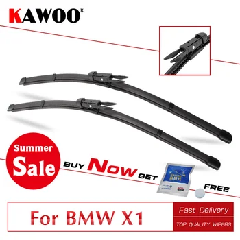 KAWOO vetrobransko steklo Avtomobila Blade Metlice Za BMW X1 (E84 F48 2009 2010 2011 2012 2013 2016 2017 Fit Pritisni Gumb/Ščepec Zavihku Roko