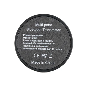 Kebidu 3,5 mm Bluetooth4.0 Oddajnik Multi-point Brezžične Blutooth Audio Glasba Dongle, Stereo Adapter za TV PC Računalnik