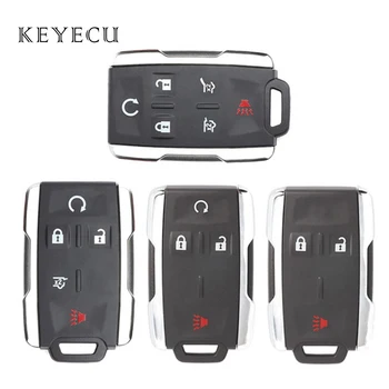 Keyecu Smart Remote Key Lupini Primeru s 3 4 5 6 Gumbe za Chevrolet Escalade ESV Silverado Sierra Primestnih Tahoe
