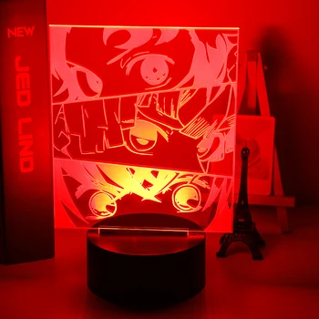 Kimetsu Ne Yaiba Nezuko Kamado Slika Led Nočna Lučka za Spalnica Dekor Nočna Otroci Otrok Tabela 3d Lučka Demon Slayer Darilo