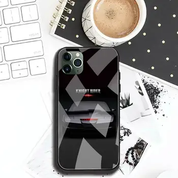 Kitt knight rider Telefon Primeru Kaljeno Steklo Za iPhone 11 XR Pro XS MAX 8 X 7 6S 6 Plus SE 2020 primeru