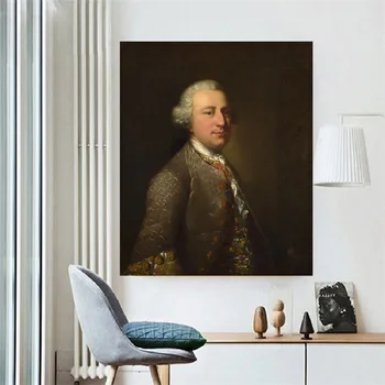 Klasična Glasba Skladatelj Mozart Platno Slikarstvo Portret Slika Slikarstvo za Spalnico Wall Art Fotografij in Plakatov Doma Slike