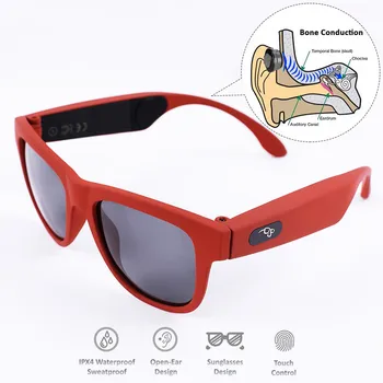 Kostno Prevodnost Bluetooth Smart sončna Očala Šport Brezžične Stereo Glasbe HD Zvok sončna Očala Športne Slušalke Slušalke