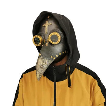 Kuga Zdravnik Masko Steampunk Emulzija Ptica Cosplay Maske Prop Mascarillas 17 Slogi Kostum Mascherine Zaščito Halloween