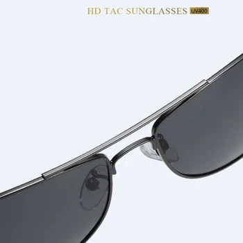Kvadratni Polarizirana sončna Očala Moških UV400 Ogledalo Moda Letalstva Moški Rjava sončne Očala za Ženske, Za Moške 2019 Novo UV400 Oculos de sol