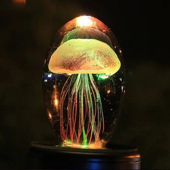 LED Meduze lučka meduze lahka 3D otroška nočna lučka baby lampara Multicolor Razsvetljavo Kristalno Rib Za Otrok Darila Dekor
