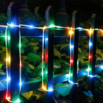 LED Vrv Luči Baterija Upravlja Niz Luči 30 M 300LEDs 8 Načini Prostem Nepremočljiva Pravljice Luči z Daljinskim upravljalnikom Za Božič