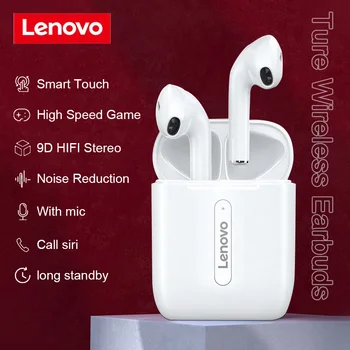 Lenovo X9 Pravi Brezžični Bluetooth 5.0 Slušalke Touch Kontrole 9D HIFI Stereo Čepkov Za Xiaomi Samsung Brezžične slušalke