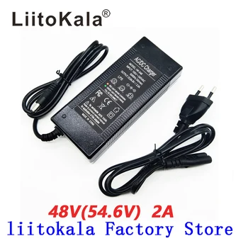 LiitoKala 48V 48V 10ah baterija Litij-ionska Baterija 2000W električna kolesa baterije Vgrajen v 50A BMS XT60 Vtič+54.6 V 2A polnilec