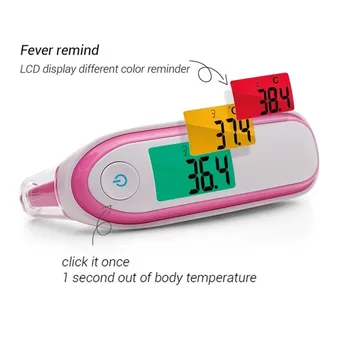Loodom Digitalni Infrardeči Termometer Čelo in Ušesa brezkontaktno emperature Medicinske Vročina Napravo za Merjenje Baby Odraslih термомет
