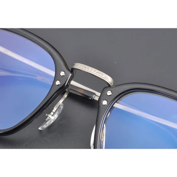 Luksuzni Kvadratnih Acetat Titana Očal Okvir Moški Ženske Blagovne Znamke Oblikovalec Recept Optična Očala Za Kratkovidnost Okvir Ponaredek Očala
