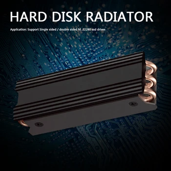M. 2 NGFF SSD Heatsink NVME 2280 Pogon ssd Hladilniki ssd Trdi Disk Radiator Hladilnik za Hlajenje Tipke za Namizni RAČUNALNIK