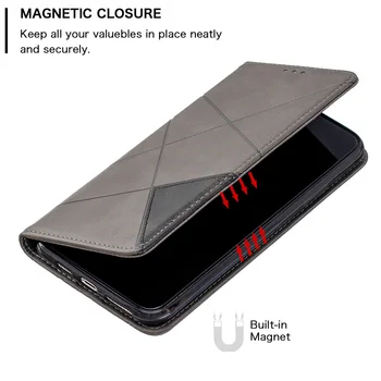 Magnetni absorpcije Usnjena torbica, Denarnica Kritje Za iPhone SE 2020 Flip Kartico sim Stojala za Knjige Primeru Za iphone 11 12 Pro Max Primeru
