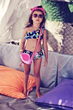 Malčka Otrok Baby Dekleta Iz Enega Kosa Bikini Kopalke, Kopalke Kopalke Plažo