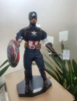 Marvel Captain America 1:6 Limited Edition 999 KOS, ki se Oblikuje Akcijski Sklepov Premično Slika Igrače