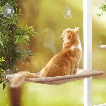 Mačka Okno Ostriž viseči mreži Okno nameščenih Mačka Posteljo Hlajenje Dihanje Platno Sesalna Skodelice Sončenje Visi Ležišče za Mačke, Pse Hiša
