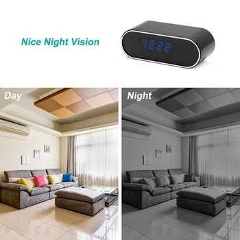 Mikro Ura Kamero HD Mini IP WiFi Home Security Kamere Night Vision Alarm Varuška Nadzor Kamere, Zaznavanje Gibanja