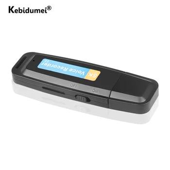 Mini Dictaphone USB Snemalnik Pero U-Disk Strokovno Flash Disk, Digital Audio Snemalnik Micro SD TF Kartico do 32 G