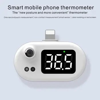Mini Pametni USB Digitalni Termometer Thermopile Senzor Prenosni brezkontaktno Čelo Telo Termometer za Odrasle Otroke