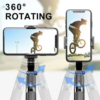 Mobilni telefon stabilizira selfie palico Anti-shake ročni gimbal video snemanje stabilizator Žiroskop L08 stojalo selfie stick