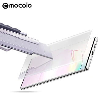 Mocolo 3D Ukrivljen UV Tekoče Polno Lepilo Steklo za Samsung Galaxy Note 20 Ultra Kaljeno Steklo Film za Upoštevajte, 20 Screen Protector