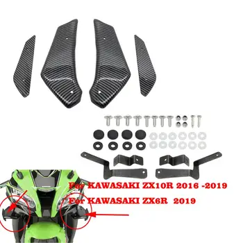 Motorno kolo Aerodinamične Krilo Nastavite Oklep Strani Plošče ABS Plastična Prekrivala Za Kawasaki ZX10R ZX6R 2011 2012 2013 - 2017 2018 2019