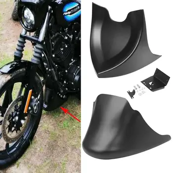 Motorno kolo Mat/Light Black Sprednji Spodnji Spojler Blatnika Zraka Dam Brado Oklep za Harley XL Sportster 883 1200
