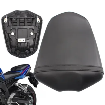 Motorno kolo Zadaj sopotnikov Sedež, Črno usnje Pokrov Ustreza Za Yamaha FZ1 FZ-1 Fazer 2006-2016