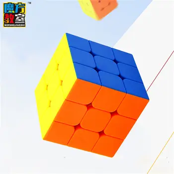 MoYu mofangjiaoshi MF3S magic cube nalepke manj hitro kocke za študente, Motnega površine uganke kocke izobraževalne igrače za otroke