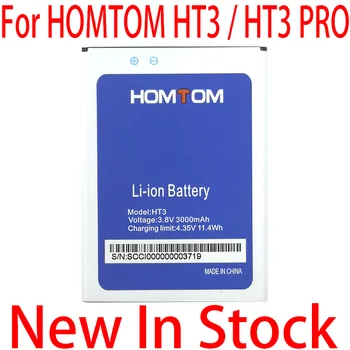 Na Zalogi Visoko Kakovostne Baterije Za Homtom HT3 HT3 Pro Mobilni Telefon, Nadomestni + Številko za Sledenje