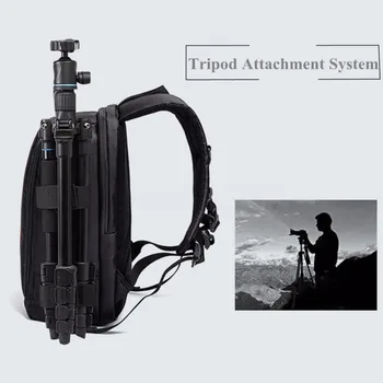 Nadgradnjo Nepremočljiva multi-funkcijski Digitalni DSLR Fotoaparat Video Vrečko z Dež Kritje SLR Fotoaparat Torba PE Oblazinjeni za Fotograf