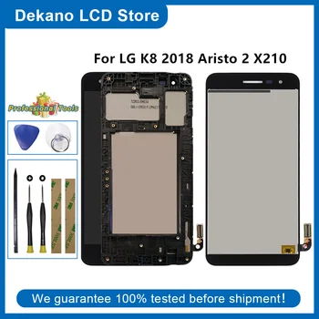 Nadomesti Zaslon Za LG K8 2018 Aristo 2 X210 X212 LCD-Zaslon, Zaslon na Dotik, Računalnike Zbora Za LG K8 SP200 Zaslon