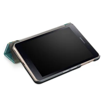 Najnovejši Pisane Pu Usnje Stojalo Pokrov Ohišje Za Samsung Galaxy Tab A 8.0 T380 T385 2017 8