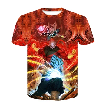 New Vroče Anime Goku Vegeta 3D printed majica s kratkimi rokavi Moški 2020 Poletje Moda Športna majica s kratkimi rokavi O-Vratu blagovne Znamke Kratkimi Rokavi Tshirt Vrhovi Tees