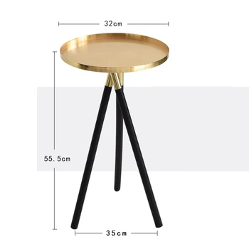 Nordijska Minimalističen Ustvarjalne Zlati Krog Čaj Miza Iz Masivnega Lesa Kavč Desk Dnevna Soba Mize Za Kavo